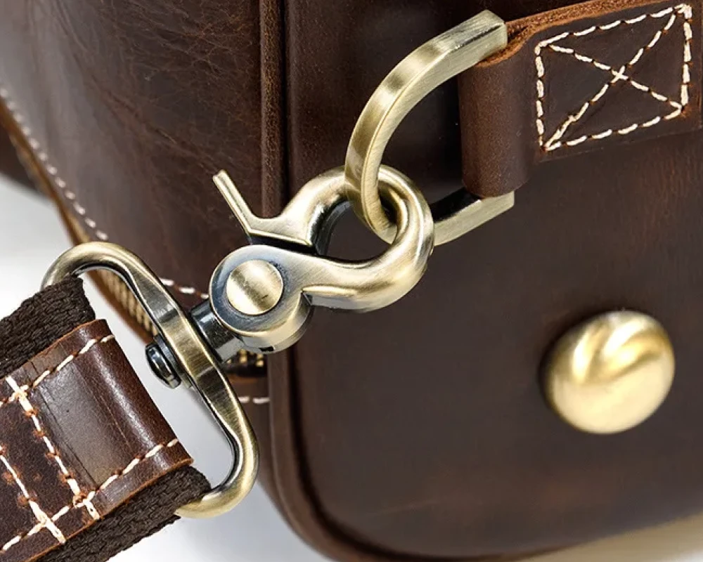 leather carry on duffel